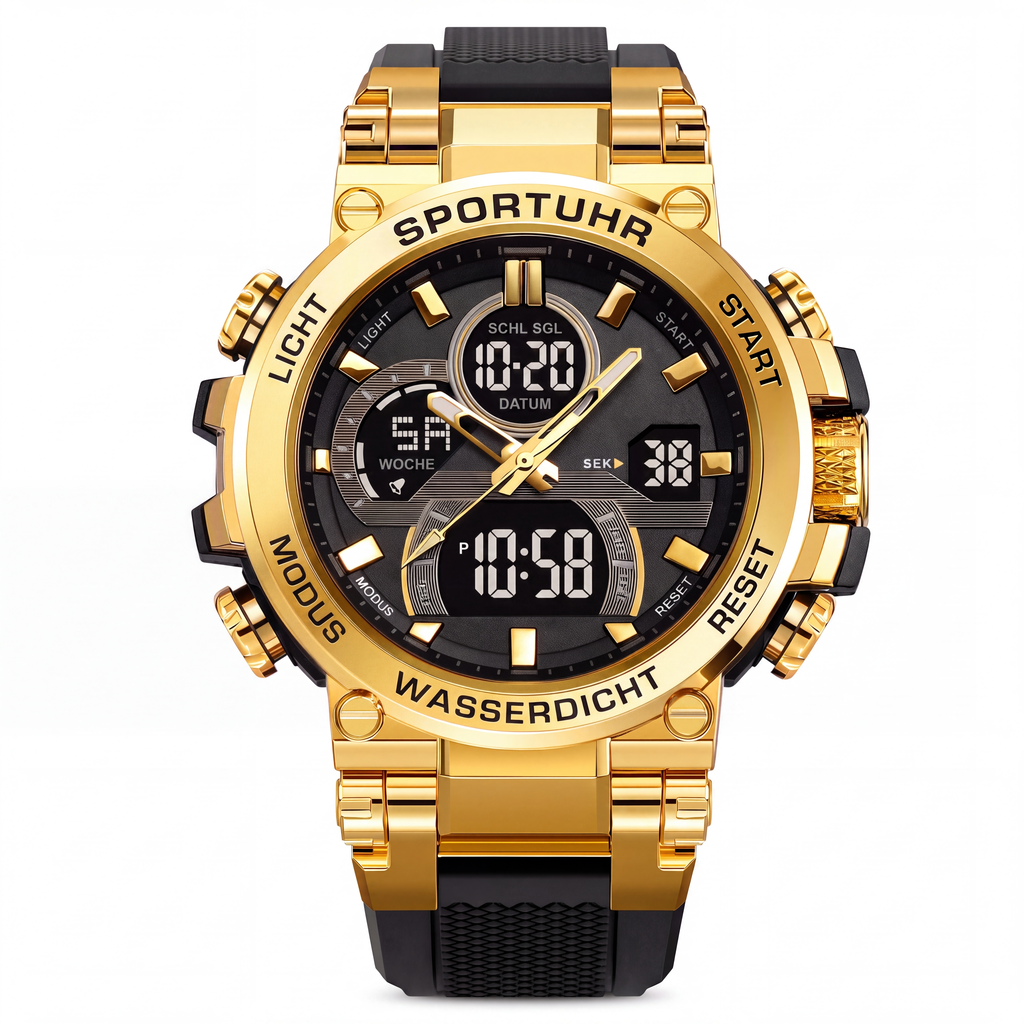 📢📢50% RABATT !!⏰Taktische Digital-Sportuhr im Stil 50M, wasserdicht und multifunktional