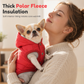 🐶 50% RABATT! ❄️ Hunde-Winterweste – Fleecefutter, winddicht & mit Anlein-Ring ✨