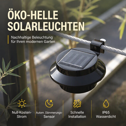 🔥50% RABATT🔥 SOLAR GARTENLEUCHTEN Wasserdicht für Dachrinnen und Wände