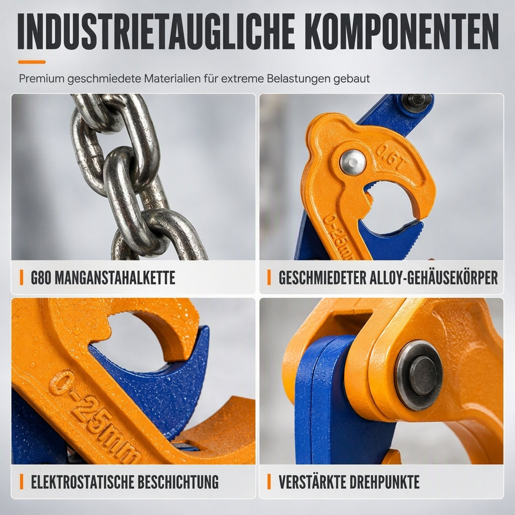 🛢️50 % RABATT✨Stabile Hebezange für Ölfässer – Hebevorrichtung für Gabelstapler und Kräne zum Heben von Stahl- und Metallfässern, robustes und sicheres Heben💥