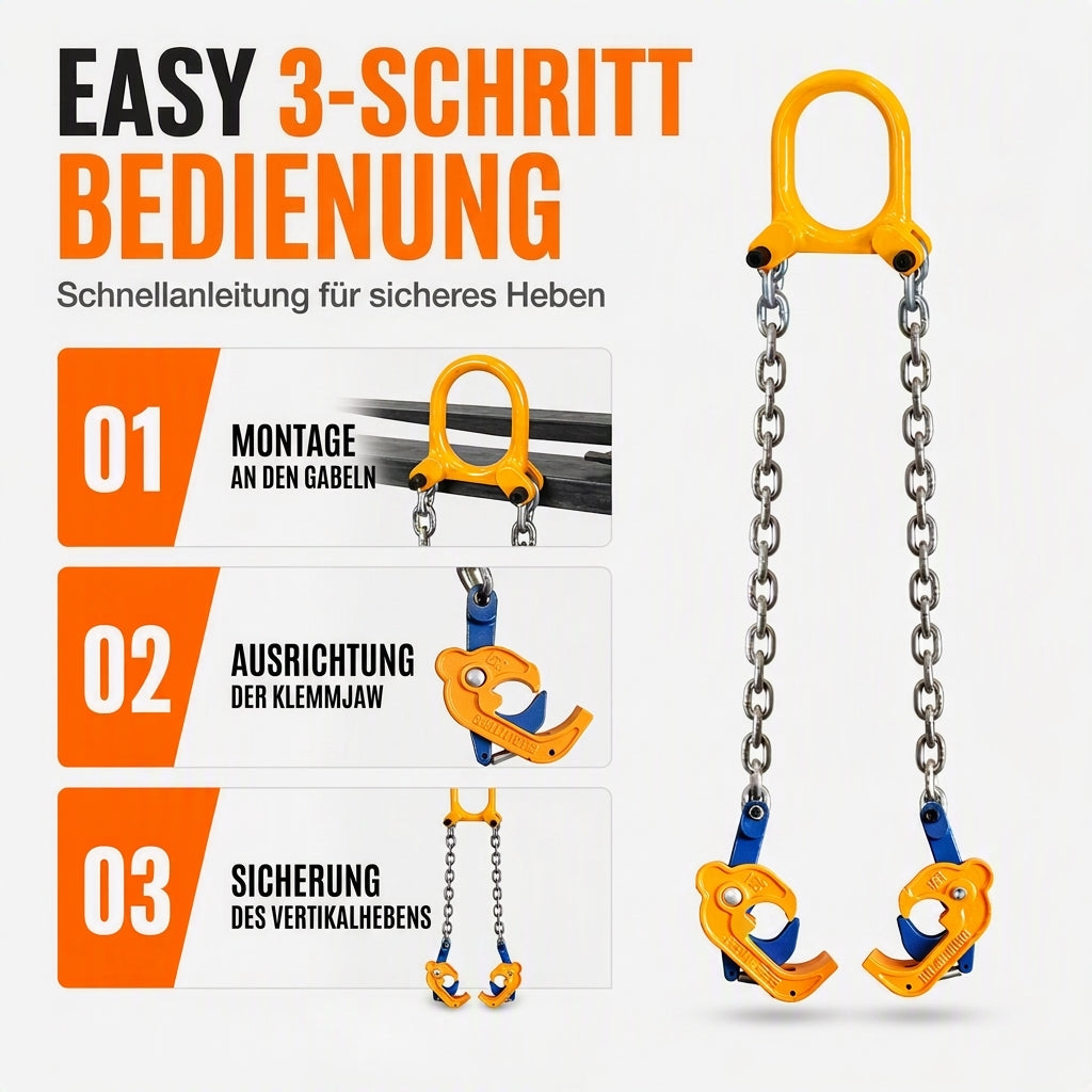 🛢️50 % RABATT✨Stabile Hebezange für Ölfässer – Hebevorrichtung für Gabelstapler und Kräne zum Heben von Stahl- und Metallfässern, robustes und sicheres Heben💥