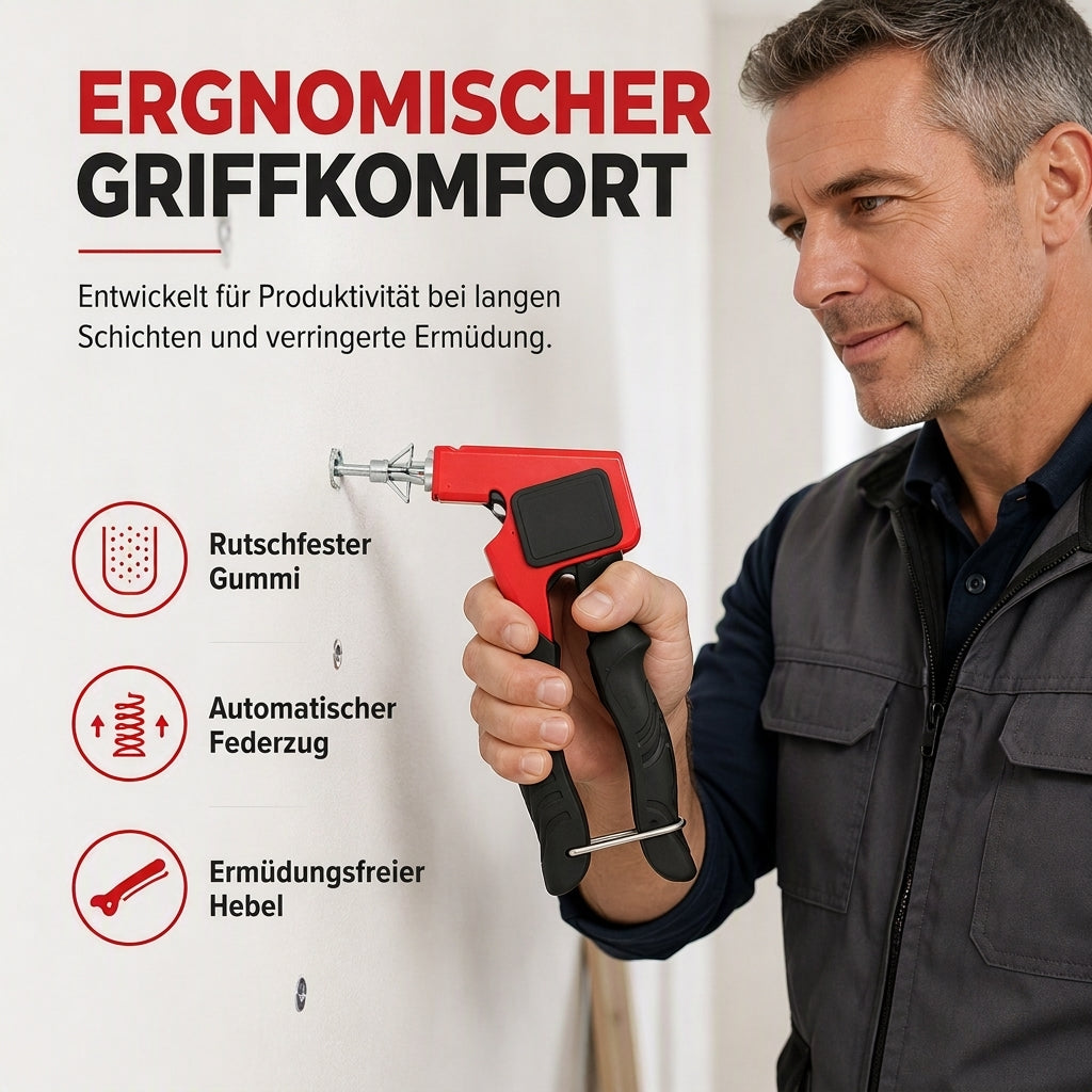 Manuelle Nietmutternzange und Werkzeug zum Festziehen von Blütenmuttern für M3-M8 Hohlwanddübel