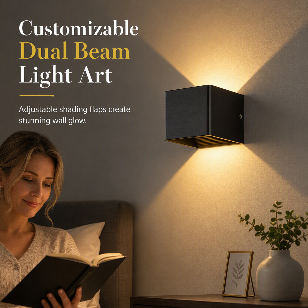 💡 50% RABATT! 🌧️ LED-Wandleuchte – Wasserdicht & modern für Innen & Außen ✨
