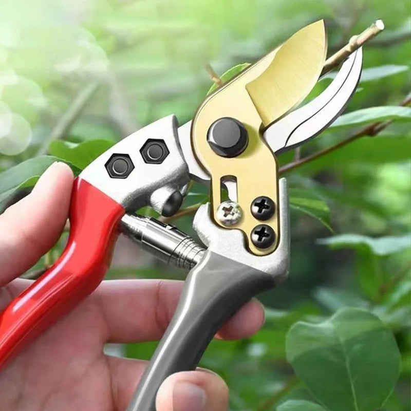 🌱  50 % Rabatt ! Robuste SK5-Gartenschere – Scharfer Schnitt, mühelose Gartenpflege! 🌿 Ultrascharfe Klinge, rutschfester Griff, stark für Äste & Sträucher ✂️