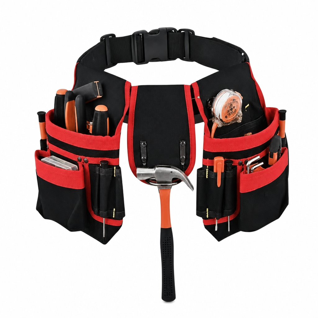 📢📢50% RABATT !!⏰Einstellbare Werkzeug-Taillantasche – mit mehreren Taschen und freihändigem Tragen ✨
