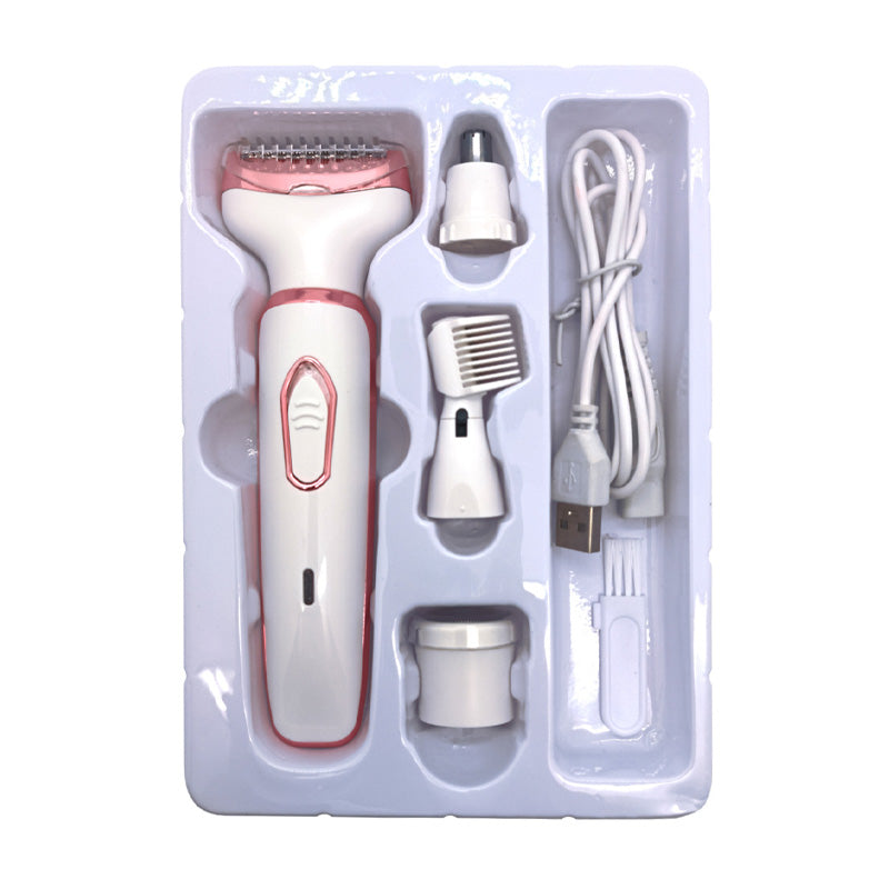 Elektrischer 4-in-1 Damenrasierer & Haartrimmer (Kabellos)