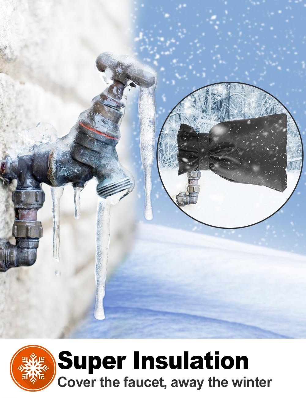 🔥Weihnachts-Sonderangebot 50 % Rabatt🎁Außenwasserhahnabdeckungen für den Winter