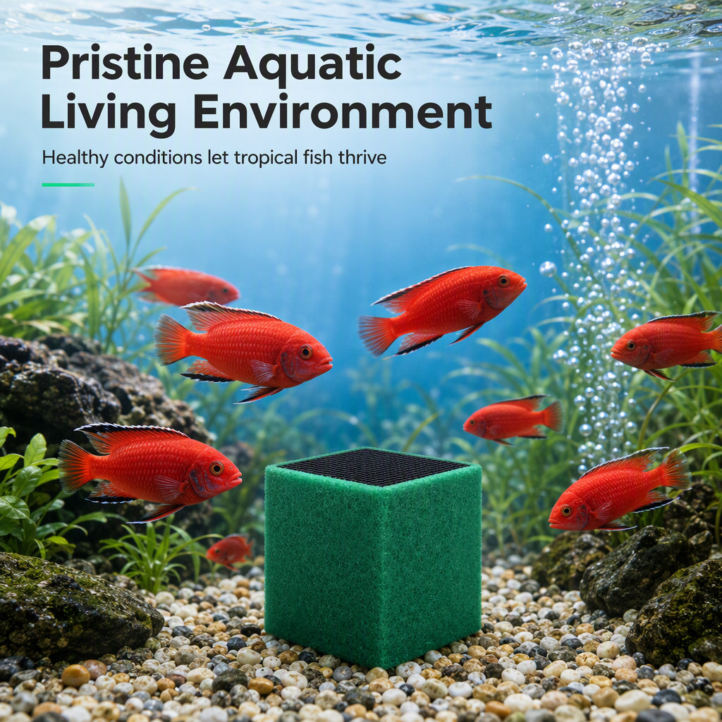 🐠 50 % RABATT!  Aktivkohle-Filterwürfel für Aquarien – Wabenstruktur für kristallklares Wasser & Geruchsneutralisierung 🌿