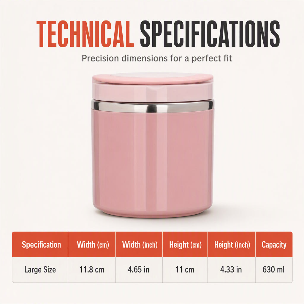 Portable Stainless Steel Insulated Lunch Box with Lid Multi Layer Stackable Bento Food Container for Students and Office Workers