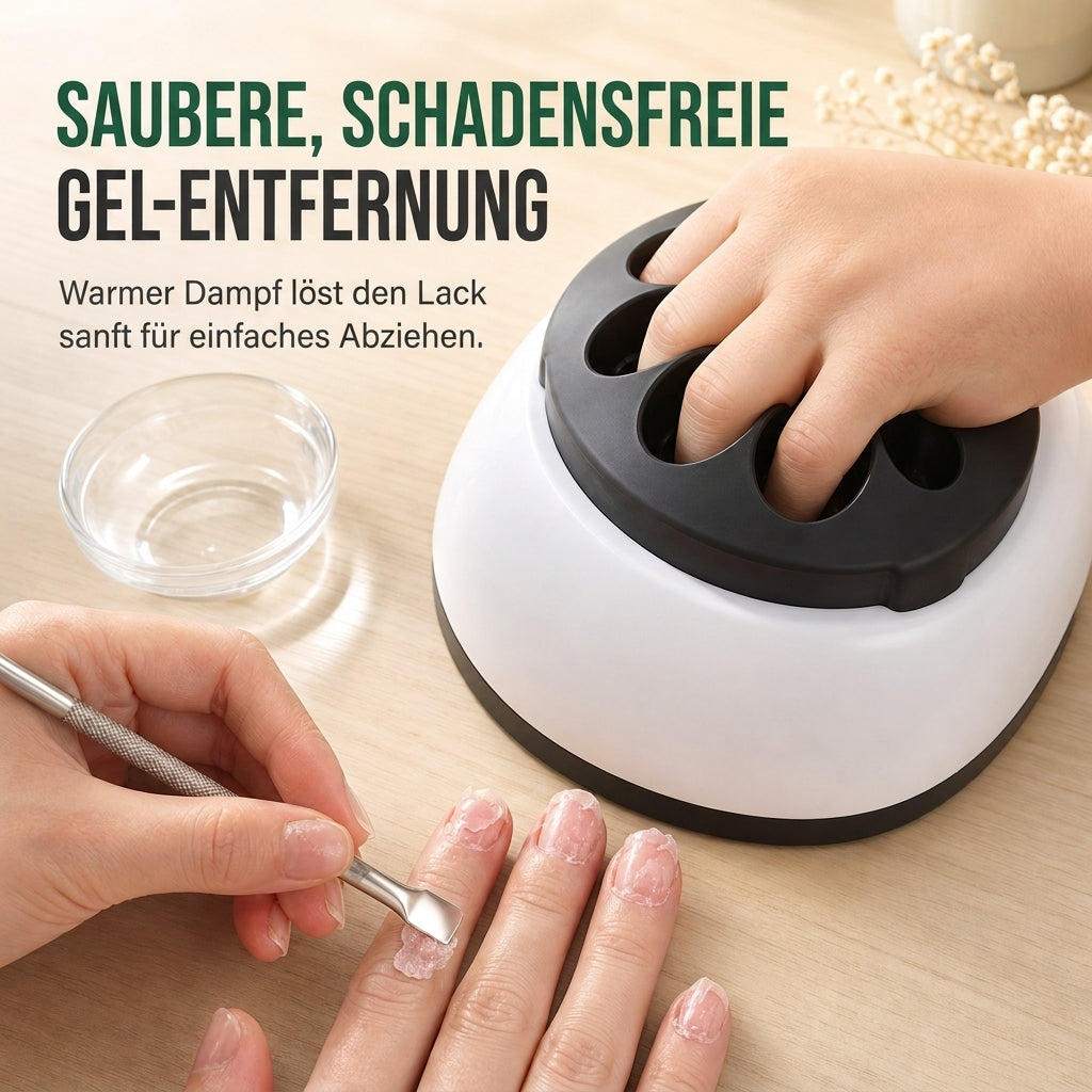 36W elektrische Dampf-Nagellack-Entfernmaschine – langlebiges Gel-Lack-Dampf-Entferner-Maniküre-Werkzeug