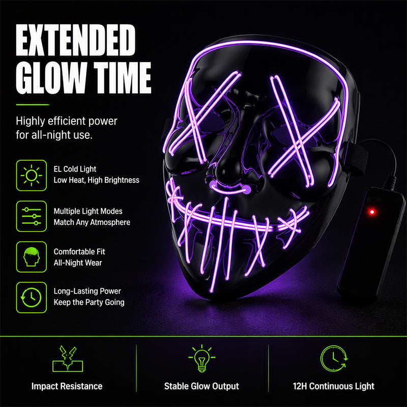 Halloween LED Leuchtmaske
