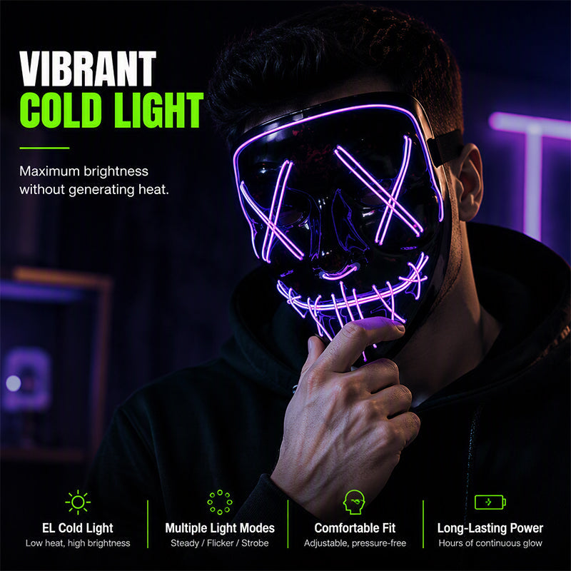 Halloween LED Leuchtmaske