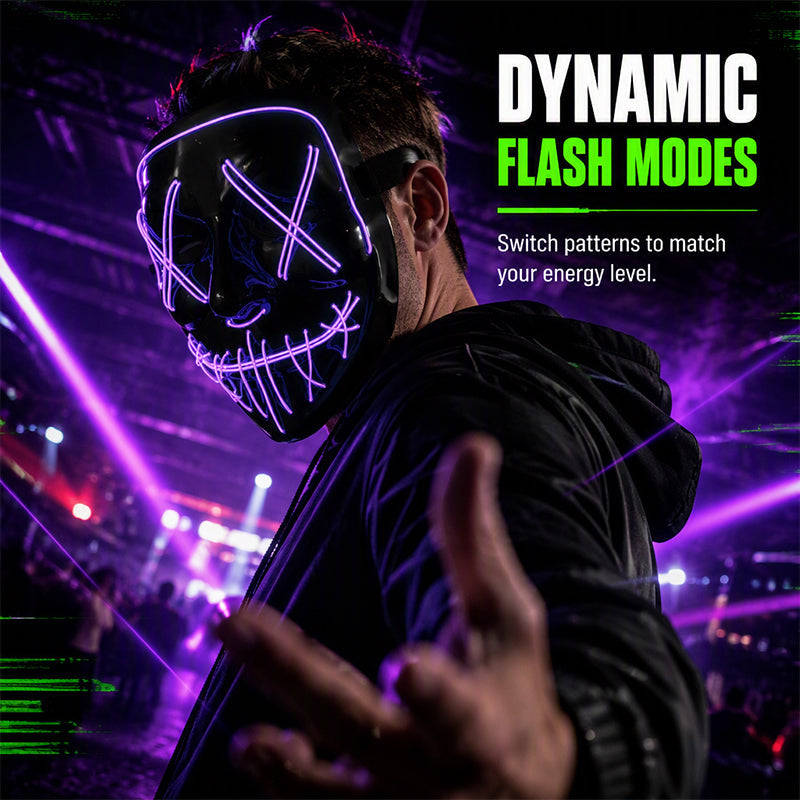 Halloween LED Leuchtmaske