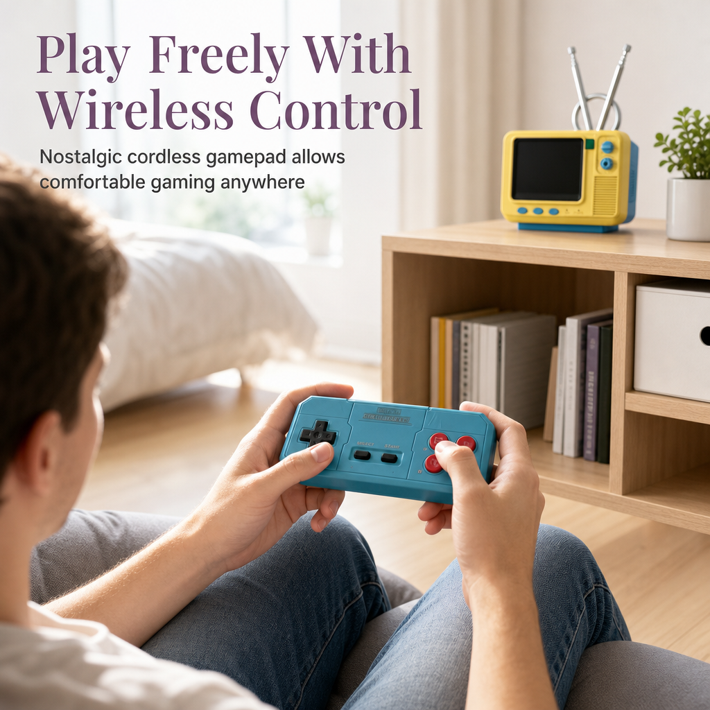Klassische Retro-Mini-Bücherregal-TV-Handheld-Spielkonsole GV300S Neue TF-Karten-Version Nostalgischer kabelloser Game Player