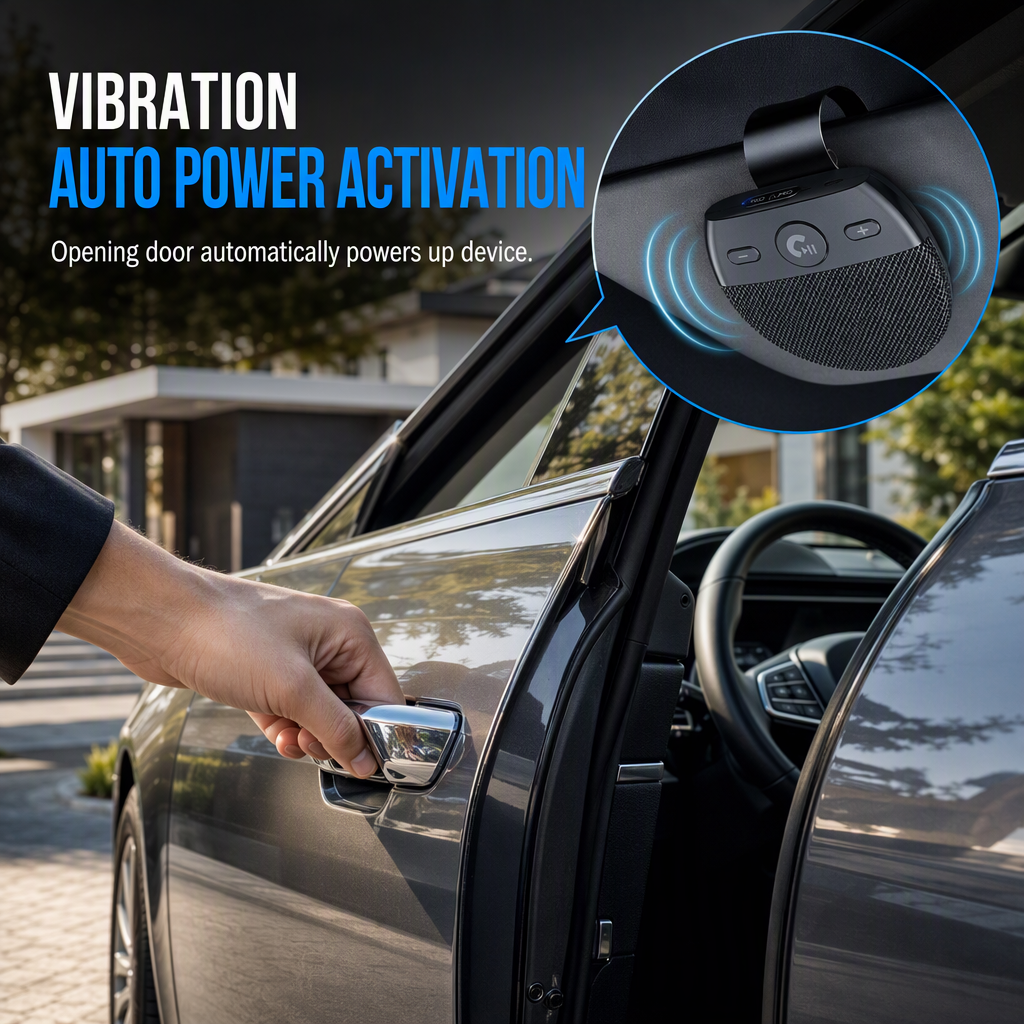 🚗 Jetzt 50 % Rabatt ✨ SP11 Sonnenblenden-Bluetooth-Freisprecheinrichtung – Freisprechen am Steuer 📞