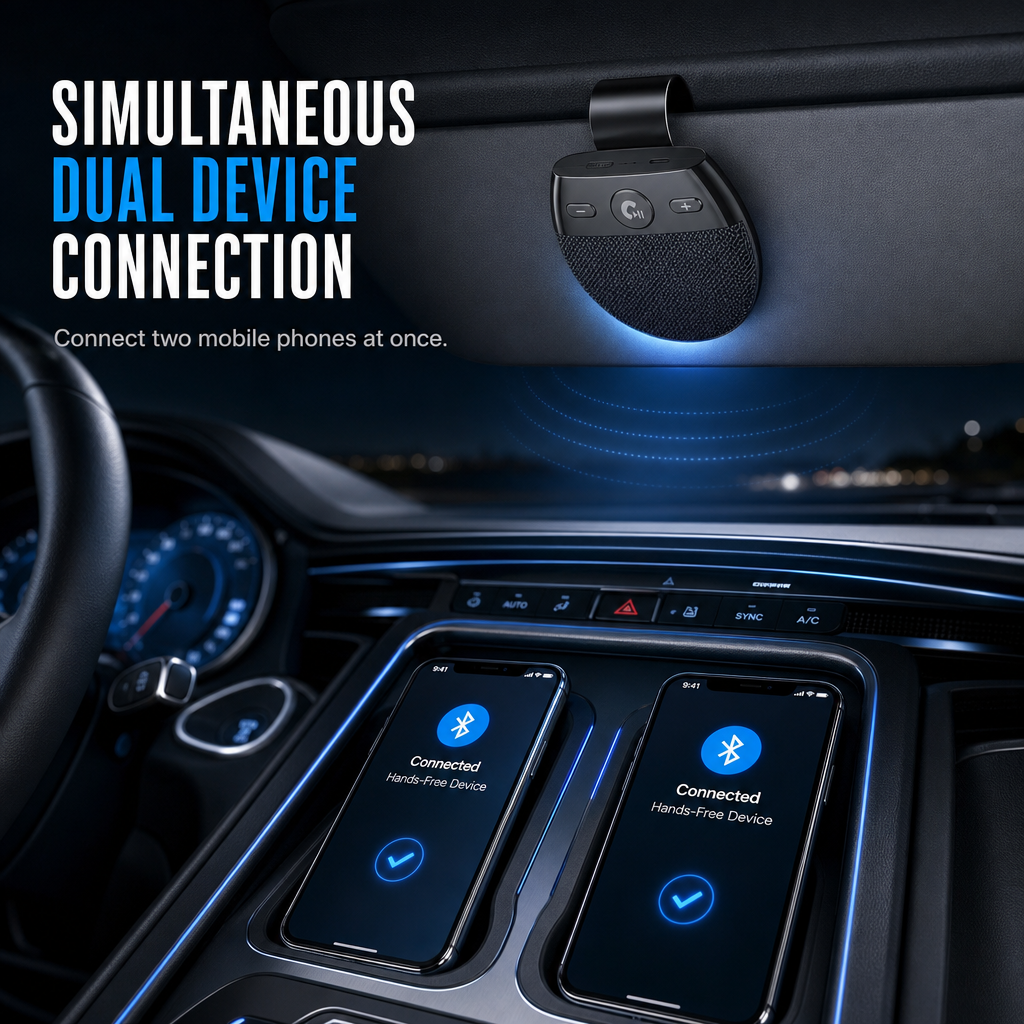 🚗 Jetzt 50 % Rabatt ✨ SP11 Sonnenblenden-Bluetooth-Freisprecheinrichtung – Freisprechen am Steuer 📞