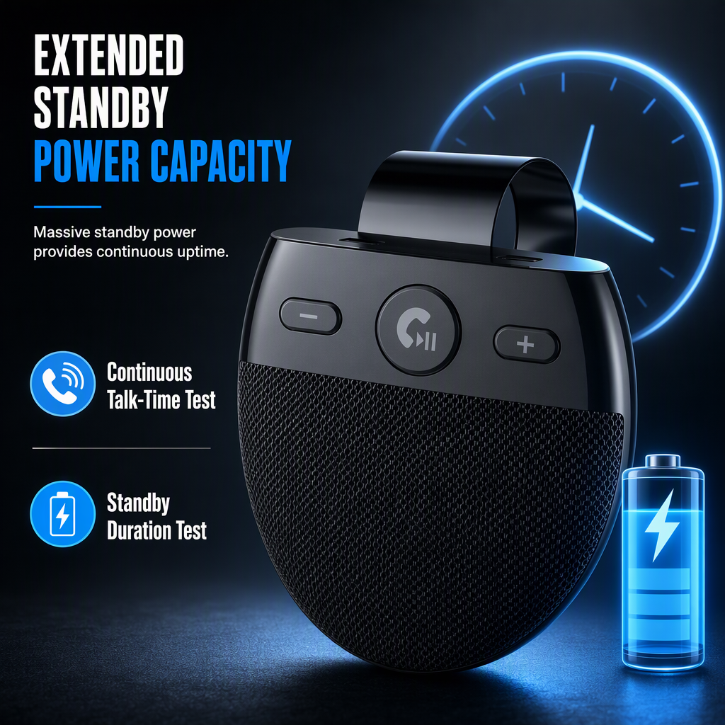 🚗 Jetzt 50 % Rabatt ✨ SP11 Sonnenblenden-Bluetooth-Freisprecheinrichtung – Freisprechen am Steuer 📞