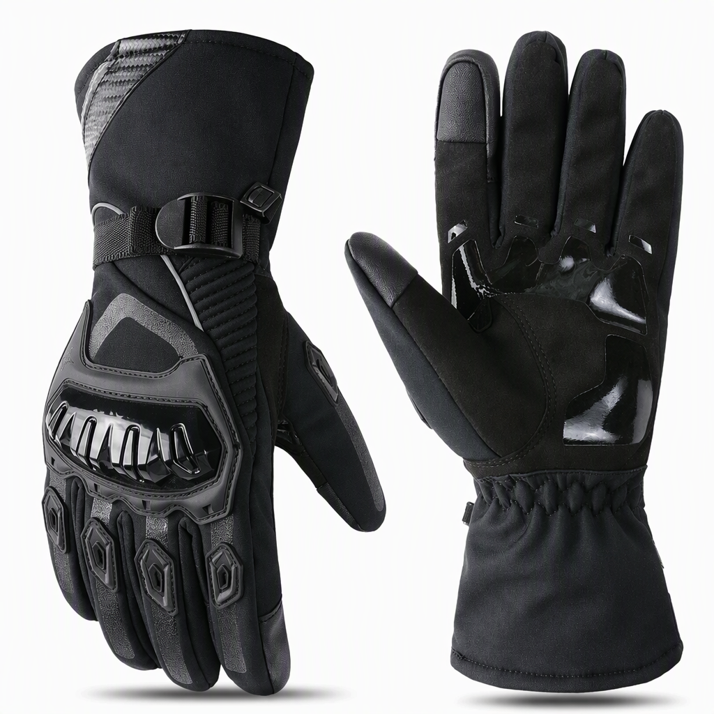 🔥50 % Rabatt🔥Wärmende Motorrad-Handschuhe mit Touchscreen, lange Stulpen, verstellbarer Verschluss, M–XXL ✨