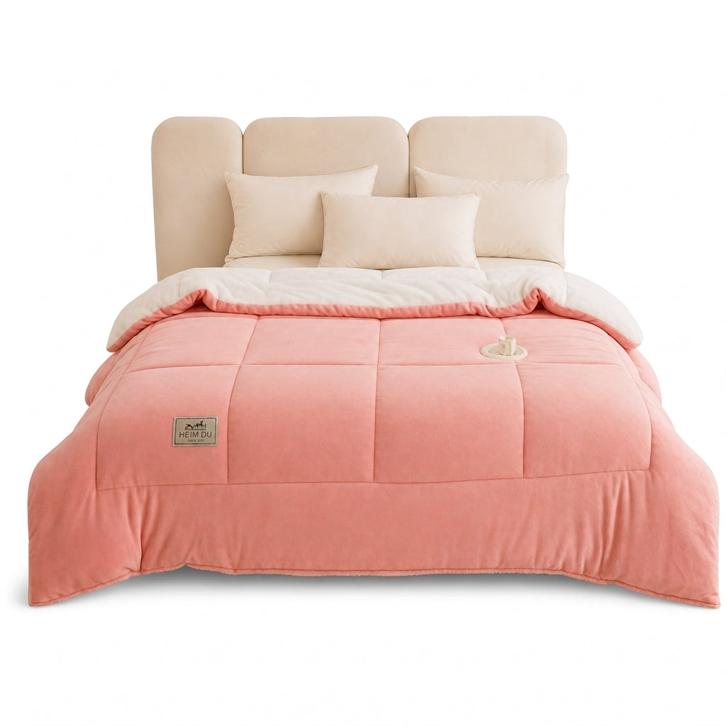 ⏳Begrenzte Zeit 50% Rabatt💥Dicker warmer Winter-Steppdecke aus Schneeflocken-Samt