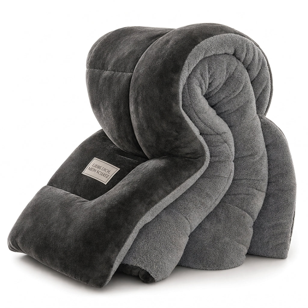 ⏳Begrenzte Zeit 50% Rabatt💥Dicker warmer Winter-Steppdecke aus Schneeflocken-Samt