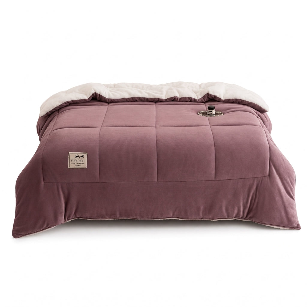 ⏳Begrenzte Zeit 50% Rabatt💥Dicker warmer Winter-Steppdecke aus Schneeflocken-Samt