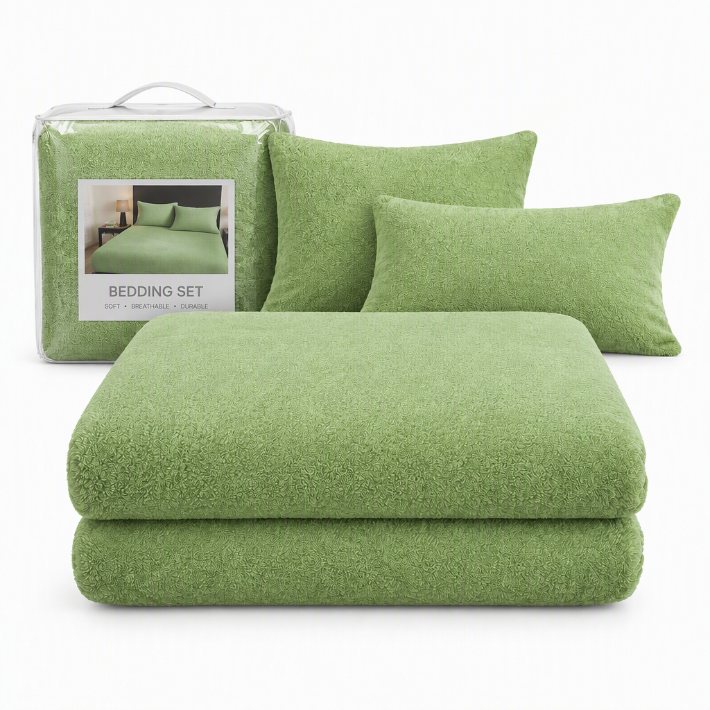 🌙 50% RABATT! Kuscheliges Plüsch-Spannbettlaken – Samtweich & Rundum-Gummizug für kühle Nächte ✨🏠
