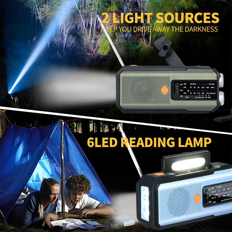 📢 ZEITLICH BEGRENZT 50% RABATT! 🌦️ Solar-Kurbel-Notfallradio mit Wetterempfang – Immer informiert & mit Strom versorgt bei Stürmen, Stromausfällen & Outdoor-Trips ✨