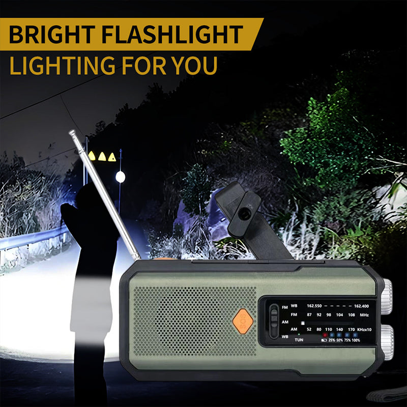 📢 ZEITLICH BEGRENZT 50% RABATT! 🌦️ Solar-Kurbel-Notfallradio mit Wetterempfang – Immer informiert & mit Strom versorgt bei Stürmen, Stromausfällen & Outdoor-Trips ✨
