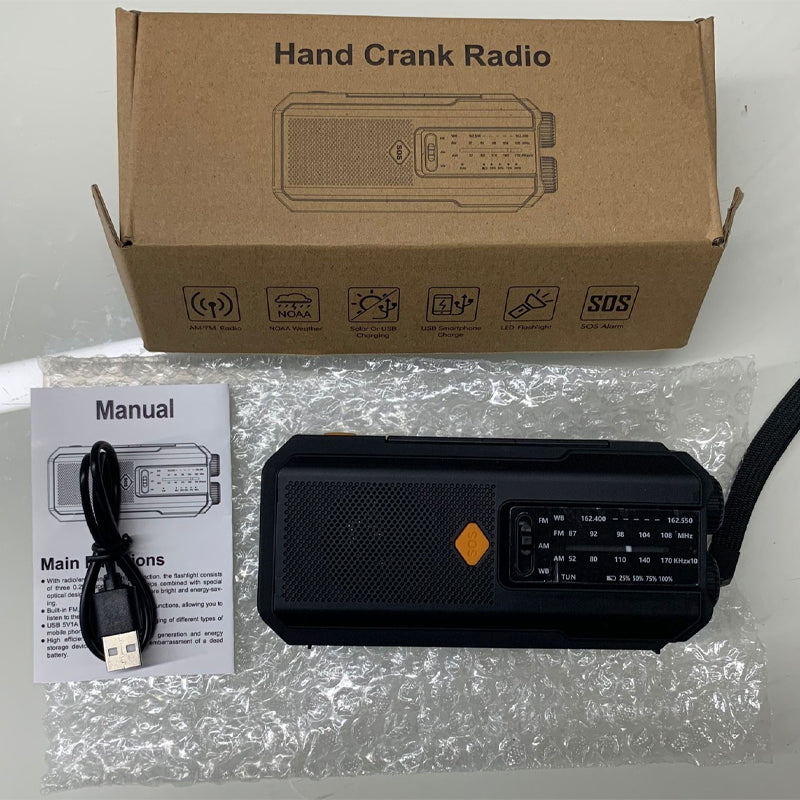 📢 ZEITLICH BEGRENZT 50% RABATT! 🌦️ Solar-Kurbel-Notfallradio mit Wetterempfang – Immer informiert & mit Strom versorgt bei Stürmen, Stromausfällen & Outdoor-Trips ✨