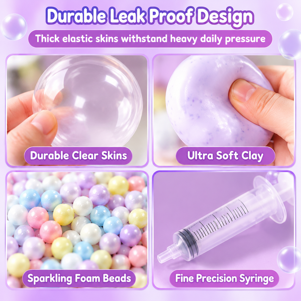 ✨ JETZT 50 % RABATT ✨DIY-Knetball-Bastelset – Squishy-Bälle selbst gestalten-Gcom