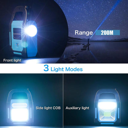 Tragbare COB-Solar-LED-Arbeitsleuchte