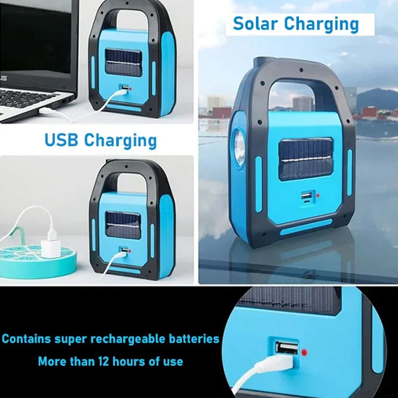 Tragbare COB-Solar-LED-Arbeitsleuchte