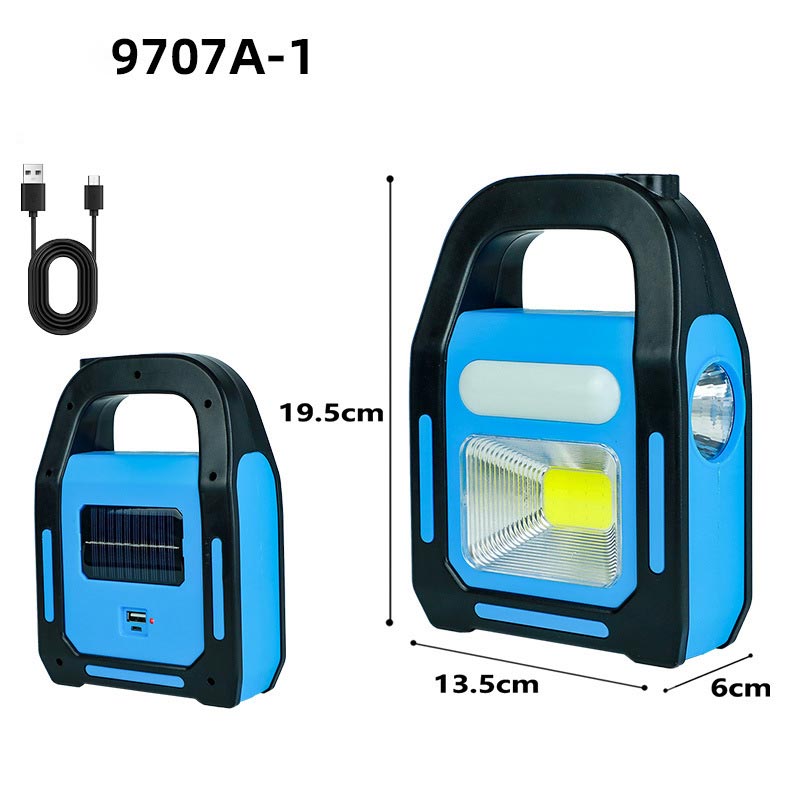 Tragbare COB-Solar-LED-Arbeitsleuchte