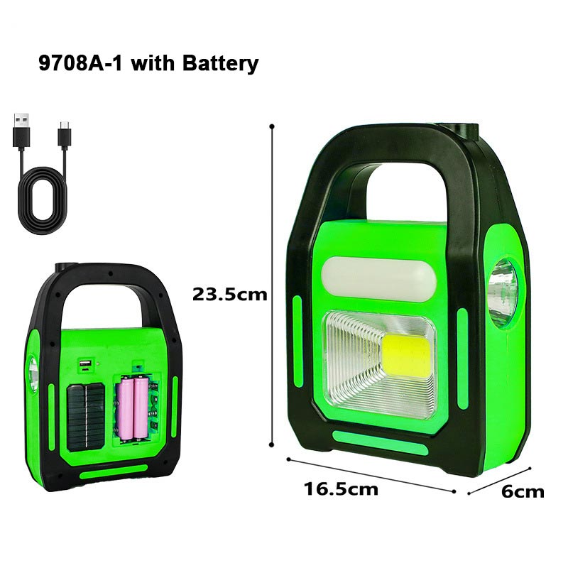 Tragbare COB-Solar-LED-Arbeitsleuchte