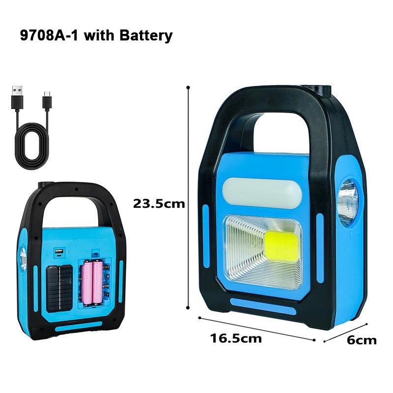 Tragbare COB-Solar-LED-Arbeitsleuchte