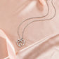 Modische Damen-Herzkette mit Herzanhänger „I Love You Forever“ – Romantische Halskette mit funkelndem Strass