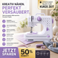 🧵 50% RABATT! 🛍️ Mini-Nähmaschine für Zuhause – 12 Stiche, robust & kompakt – Ideal für Reparaturen & DIY-Projekte ✂️