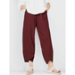 👖Jetzt 59 % Rabatt!✨Vintage-Hose mit asymmetrischem Gummibund und Taschen – Einzigartiges Design, bequeme Passform und funktionaler Stil🌸
